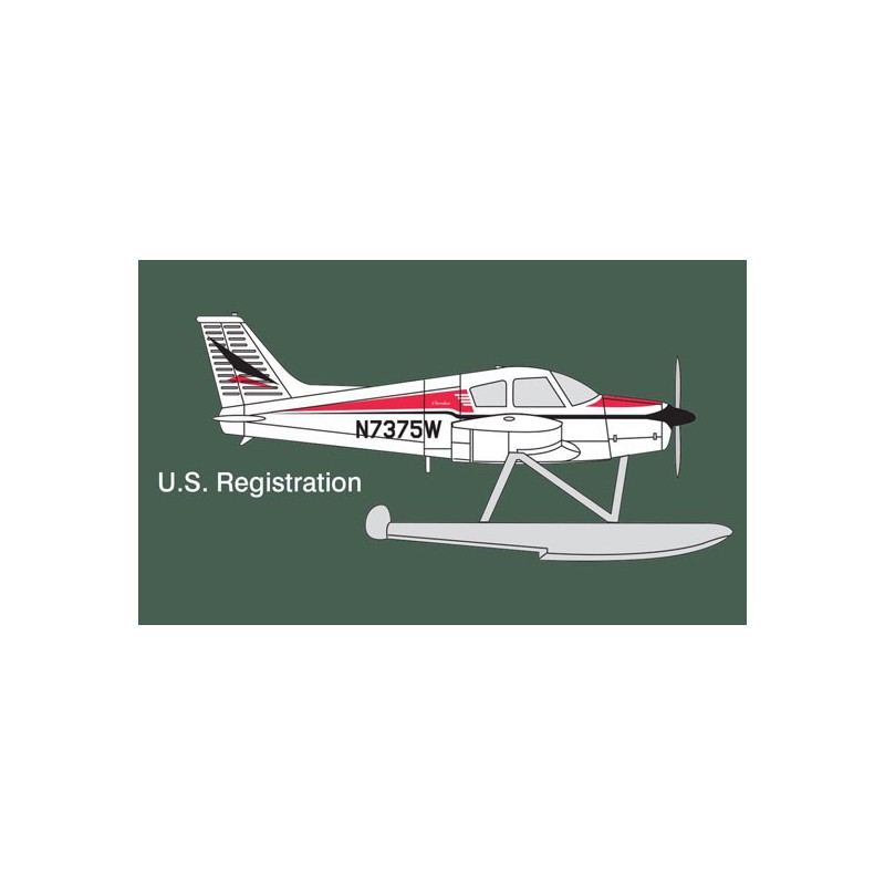 Kunststoff -Kunststoffmodell Piper Cherokee Hydravion 1/48 | Scientific-MHD