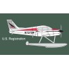 Kunststoff -Kunststoffmodell Piper Cherokee Hydravion 1/48 | Scientific-MHD