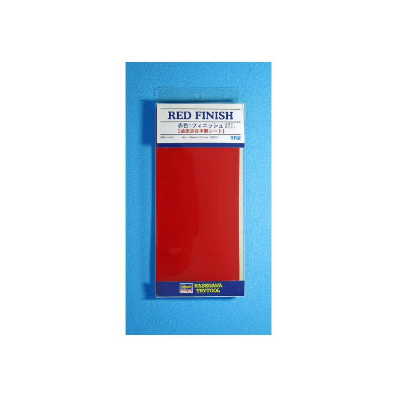 Materialien für die modellige Rot -Finish -Platte 90x200 mm | Scientific-MHD