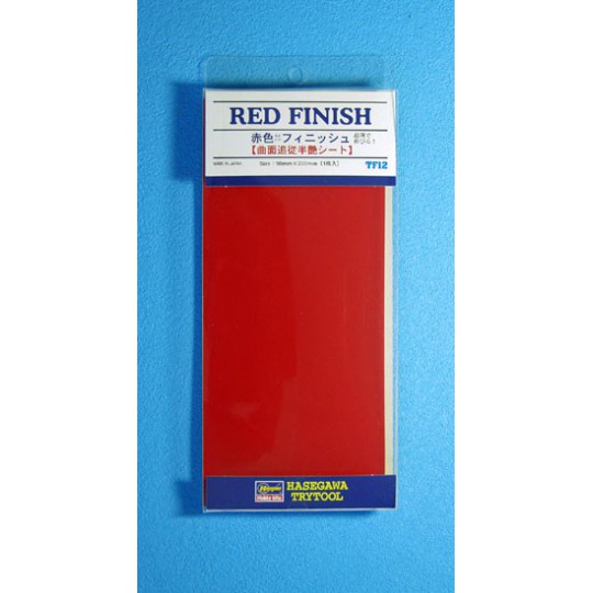 Materialien für die modellige Rot -Finish -Platte 90x200 mm Materialien für die modellige Rot -Finish -Platte 90x200 mm | Scientific-MHD