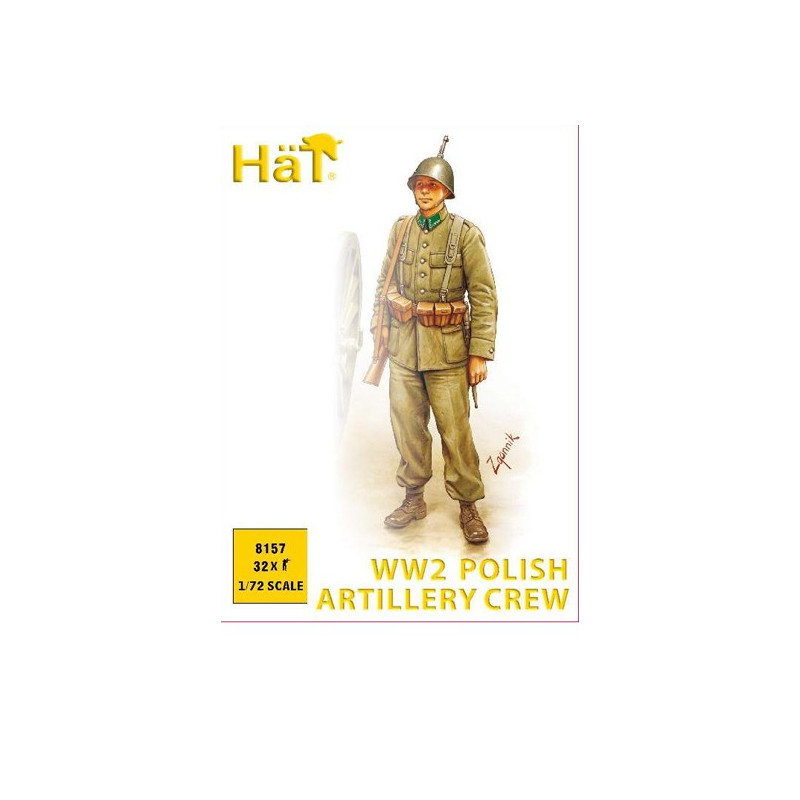 Polnische Artillerie -Figur WW2 1/72 | Scientific-MHD
