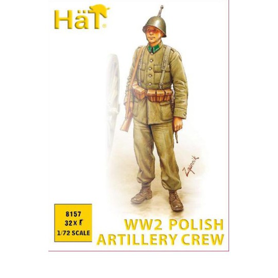 Polnische Artillerie -Figur WW2 1/72 | Scientific-MHD
