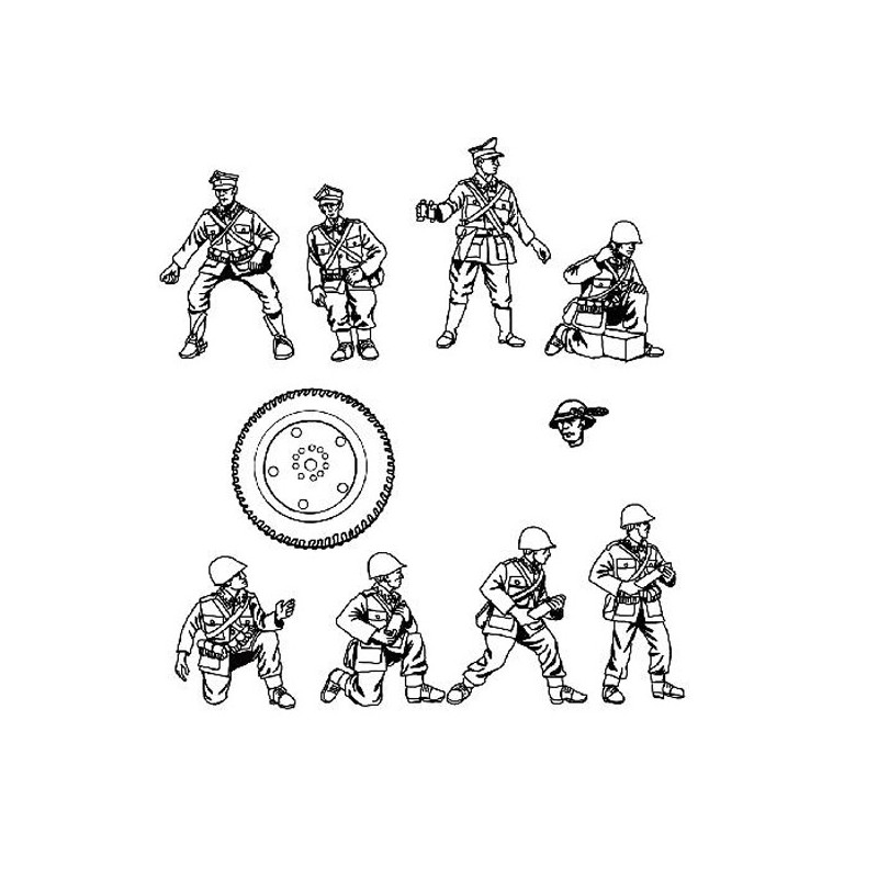 Polnische Artillerie -Figur WW2 1/72 | Scientific-MHD