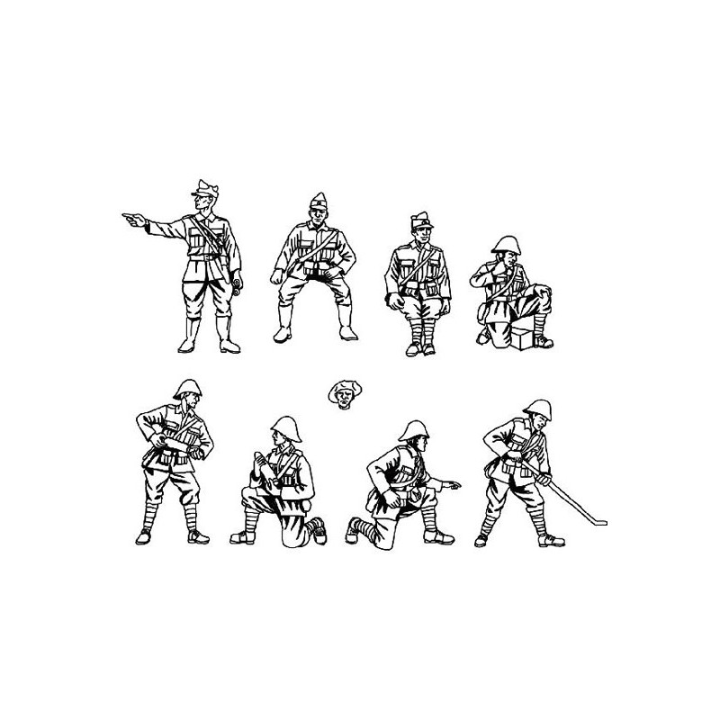 Rumänische Artillerie -Figur WW2 1/72 | Scientific-MHD