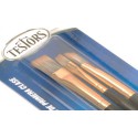 Pinselspiel mit 3 roten Sandpinsel | Scientific-MHD Pinselspiel mit 3 roten Sandpinsel | Scientific-MHD