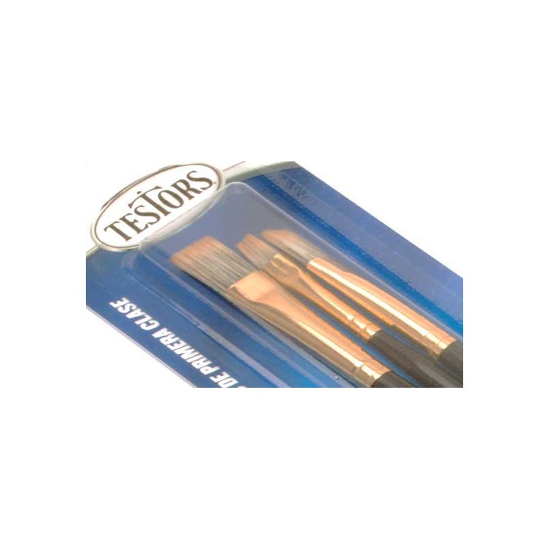 Pinselspiel mit 3 roten Sandpinsel | Scientific-MHD