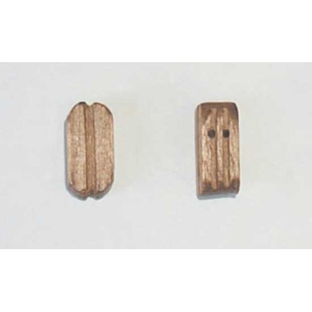 Doppelscheibenscheibenbootbeschläge in Walnuss, Durchmesser. 10 mm | Scientific-MHD Doppelscheibenscheibenbootbeschläge in Walnuss, Durchmesser. 10 mm | Scientific-MHD