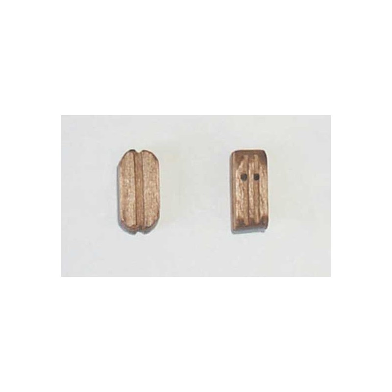 Doppelscheibenscheibenbootbeschläge in Walnuss, Durchmesser. 3 mm | Scientific-MHD