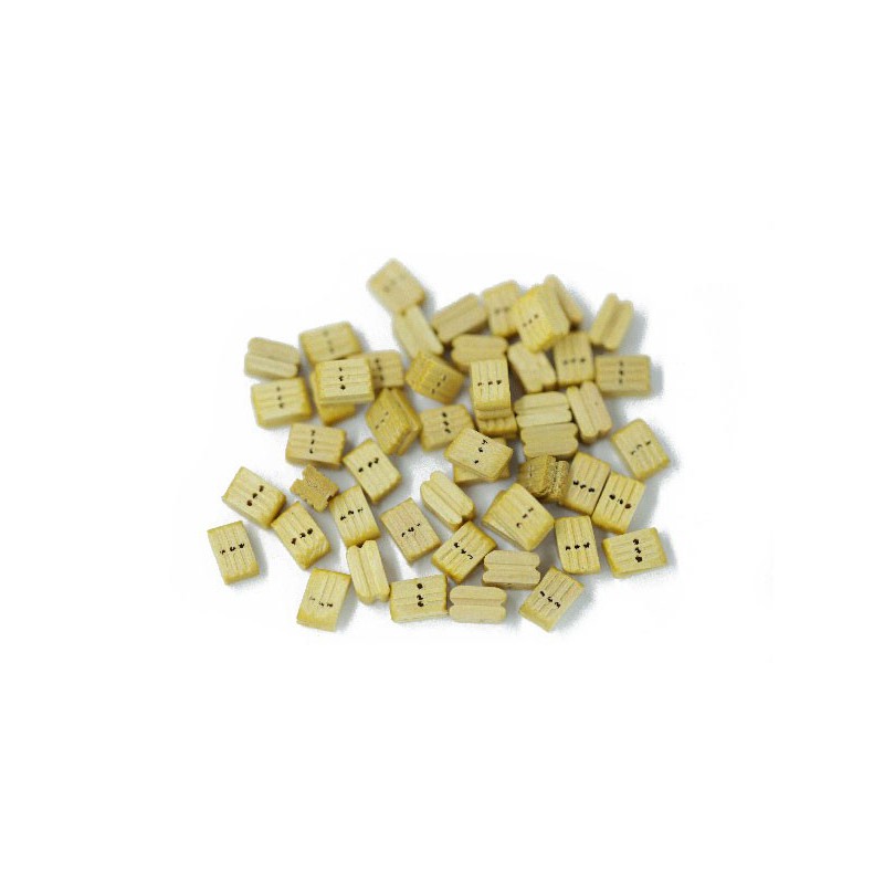 Dreifach -Holzscheibenscheibenboot, die 7,5 mm (50 Stück) anpasst | Scientific-MHD