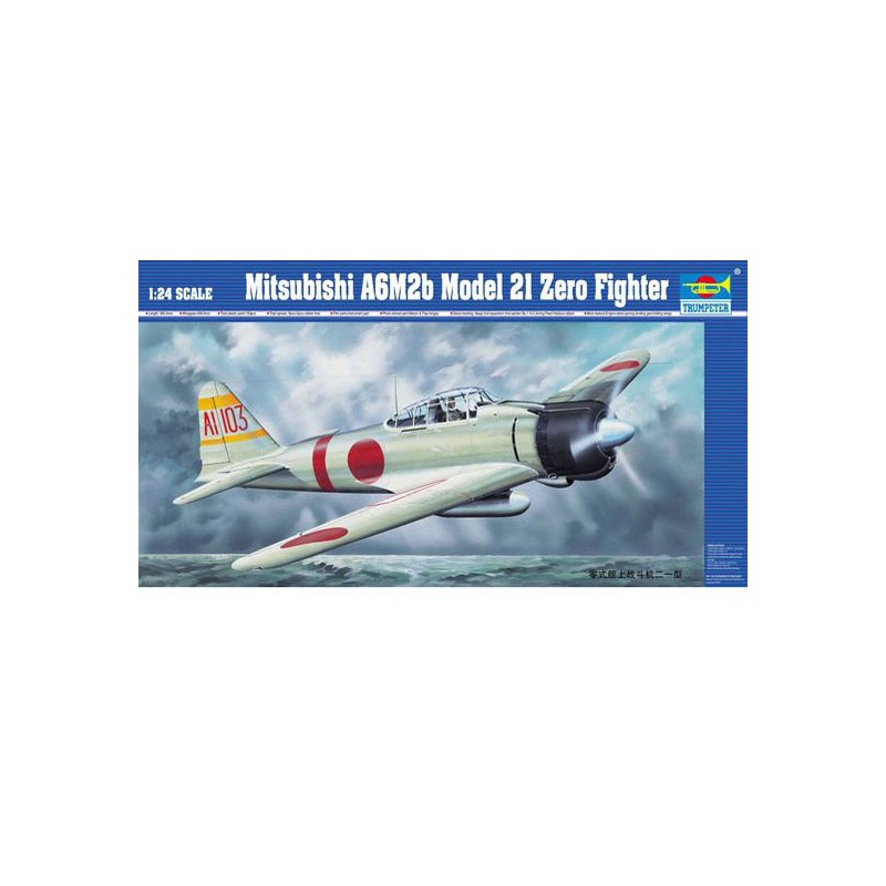 A6M2B Modell 21 Zero Fighter Plane -Ebene -Modell Modell | Scientific-MHD