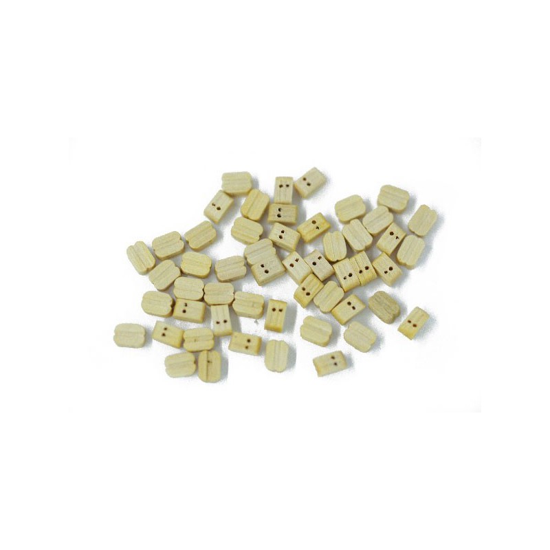 Doppel -Holzboot -Holzboot 5 mm (50 Stcs) | Scientific-MHD