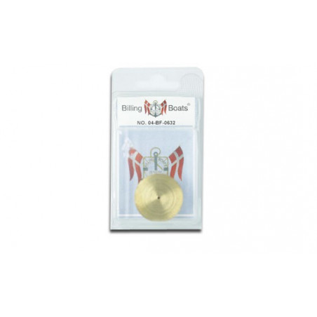 Messingpackpuppe mit Messing Tinnner 16x32mm Messing (1PC) | Scientific-MHD