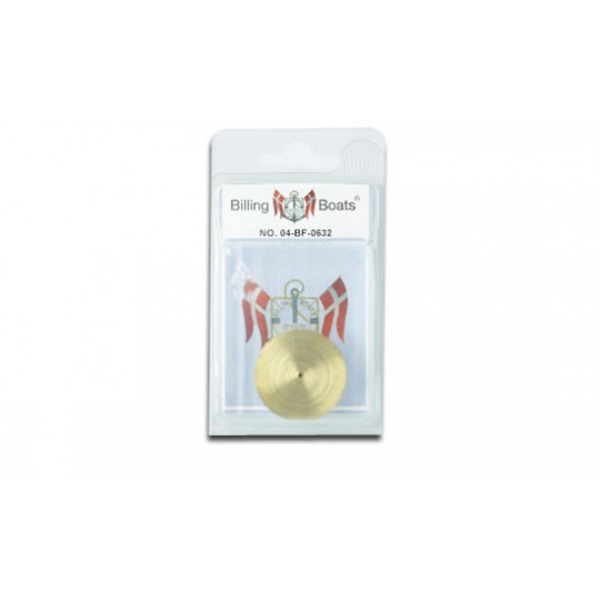 Messingpackpuppe mit Messing Tinnner 16x32mm Messing (1PC) | Scientific-MHD