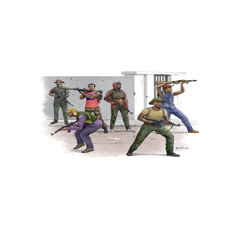 Afrikanische Freiheitskämpfer Figurine