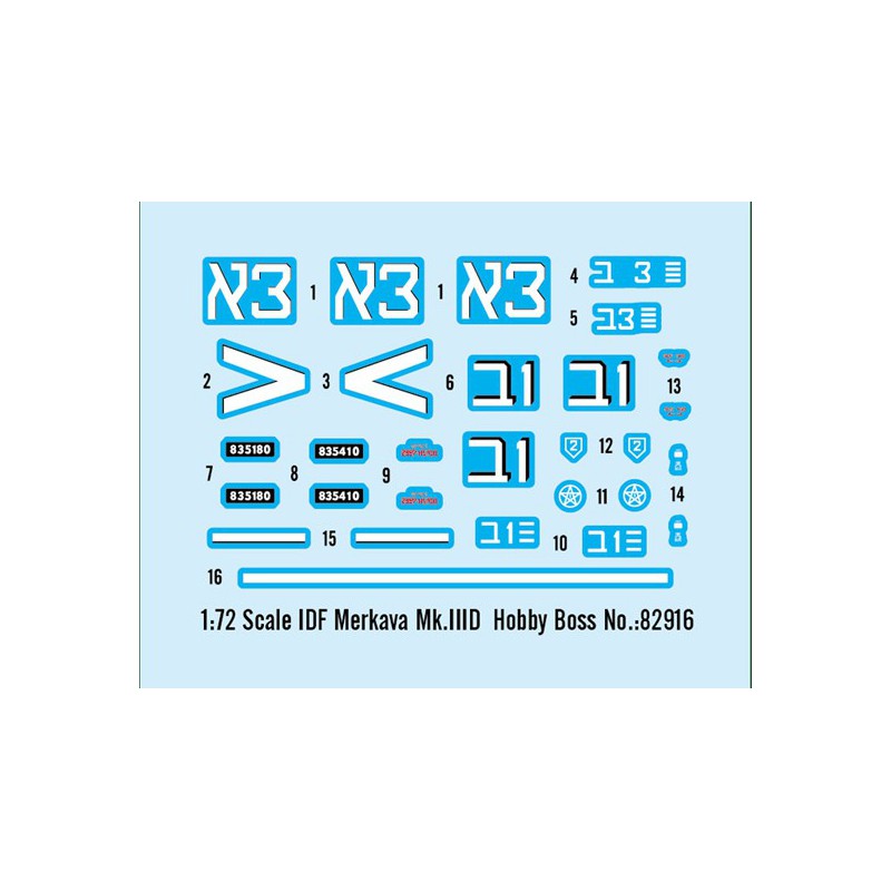 Kunststofftankmodell IDF Merkava Mk IIID 1/72 | Scientific-MHD