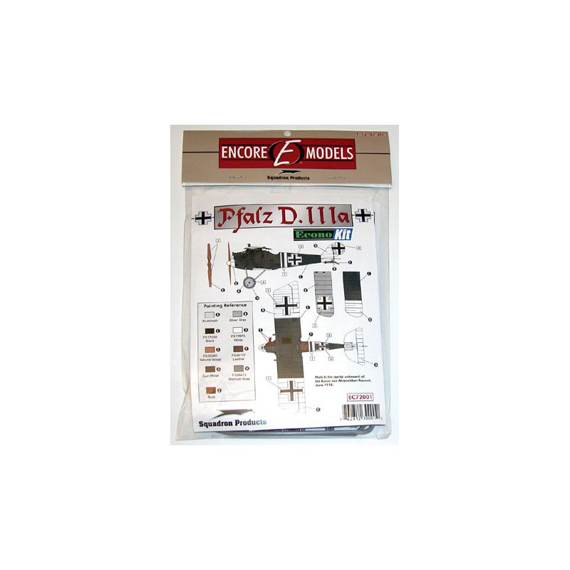 Plastikebene Modell Econo Kit Pfalz diii bei 1/72 | Scientific-MHD