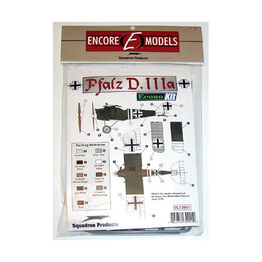 Plastikebene Modell Econo Kit Pfalz diii bei 1/72 | Scientific-MHD