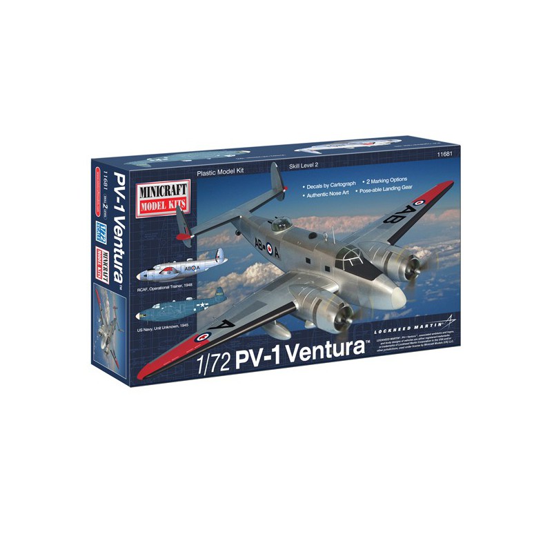 PV-1 Kunststoffmodell Ventura USN 1/72 | Scientific-MHD