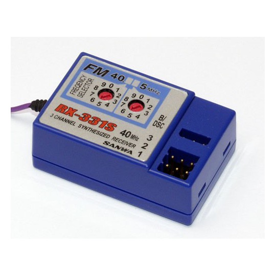 Radio Receiver Accessoire 3 V. Synthe. 40 MHz | Scientific-MHD