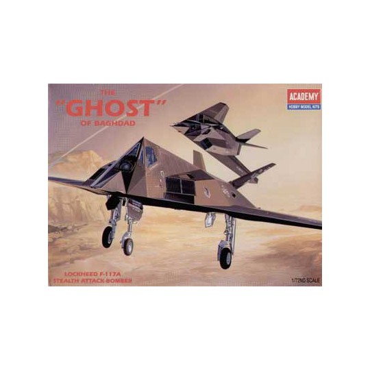 F-117a Bomber 1/72 Ebenenebene Modellmodell stehlen | Scientific-MHD