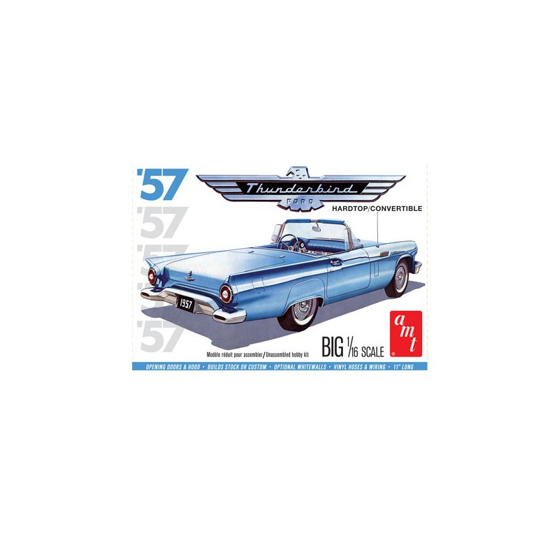 Kunststoffauto Modell 1957 Ford Thunderbird 1:16 | Scientific-MHD