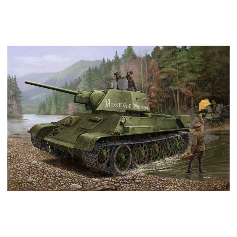 Russland T-34/76 Modell 1943 1/48 Kunststoff | Scientific-MHD
