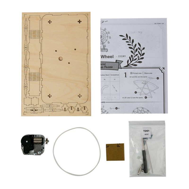 Zwischenmechanischer 3D -Puzzle für das musikalische große Straßenmodell | Scientific-MHD