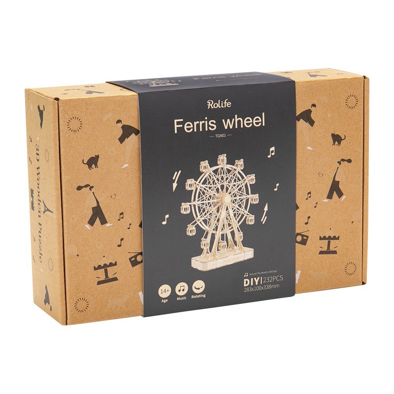 Zwischenmechanischer 3D -Puzzle für das musikalische große Straßenmodell | Scientific-MHD