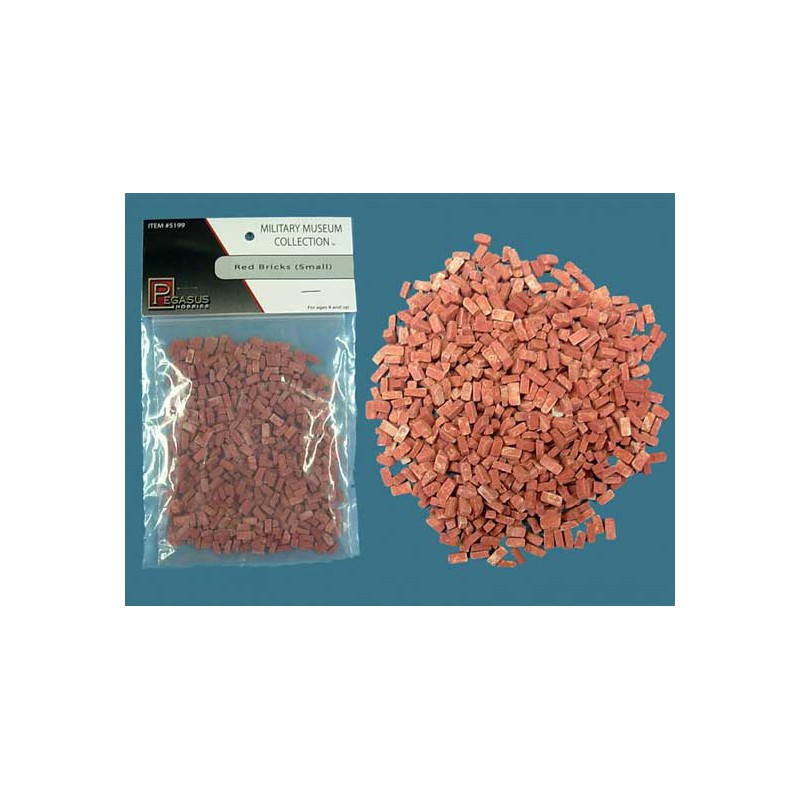 Diorama -Modell montiert und bemalt, kleine rote Ziegel 1/48 | Scientific-MHD