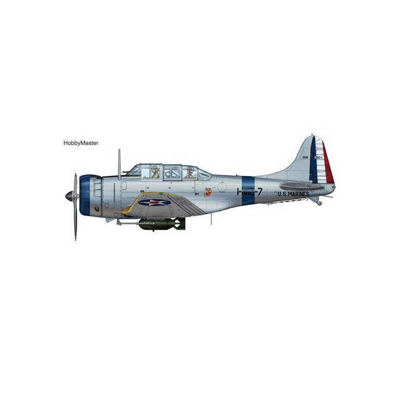 Miniatur eines Flugzeugs sterben bei 1/32 SBD-1 VMB-1 1/32 | Scientific-MHD
