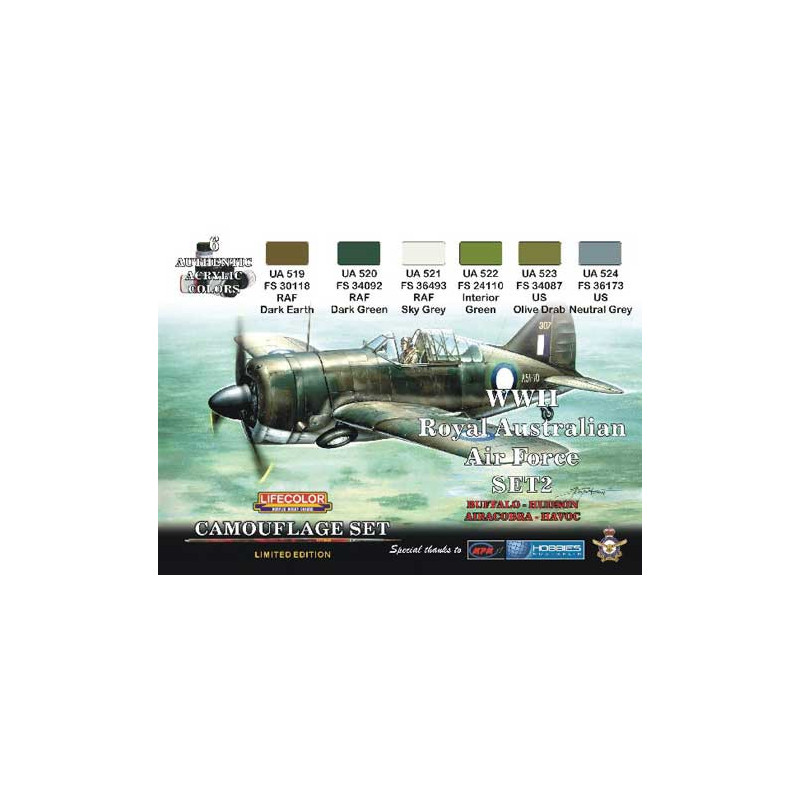 Acrylmalerei Set 2 Royal Australian AF | Scientific-MHD