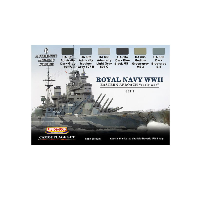 Acrylmalerei der Royal Navy im Zweiten Weltkrieg | Scientific-MHD