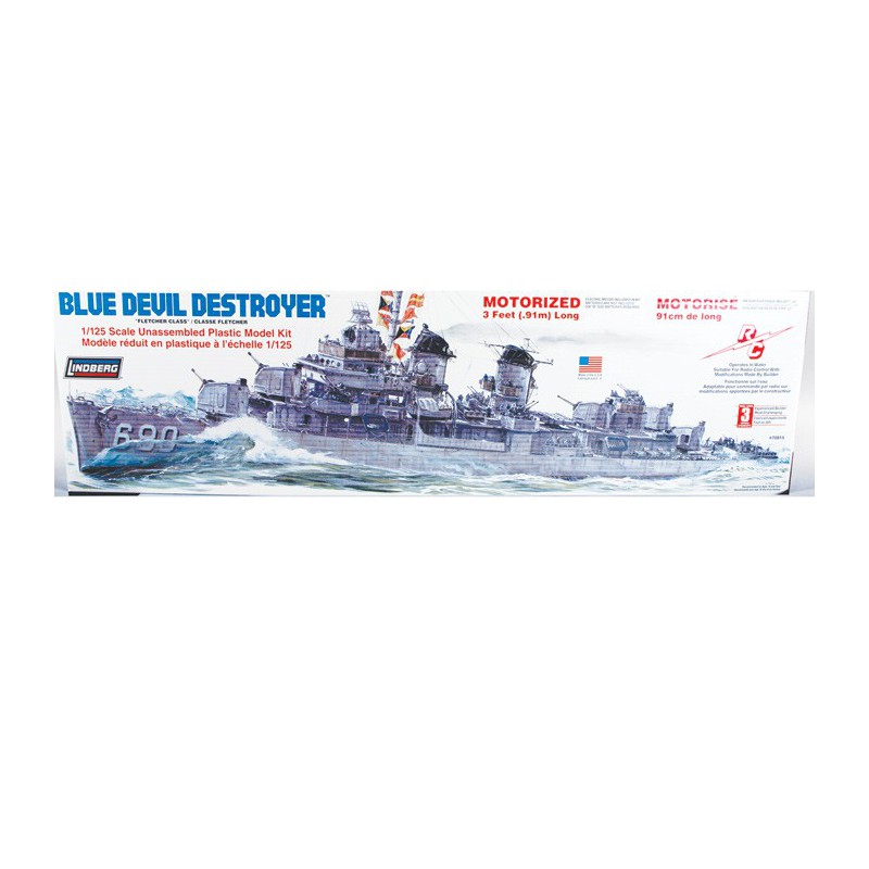 Blue Devil Plastic Boat Modell 1/125 | Scientific-MHD