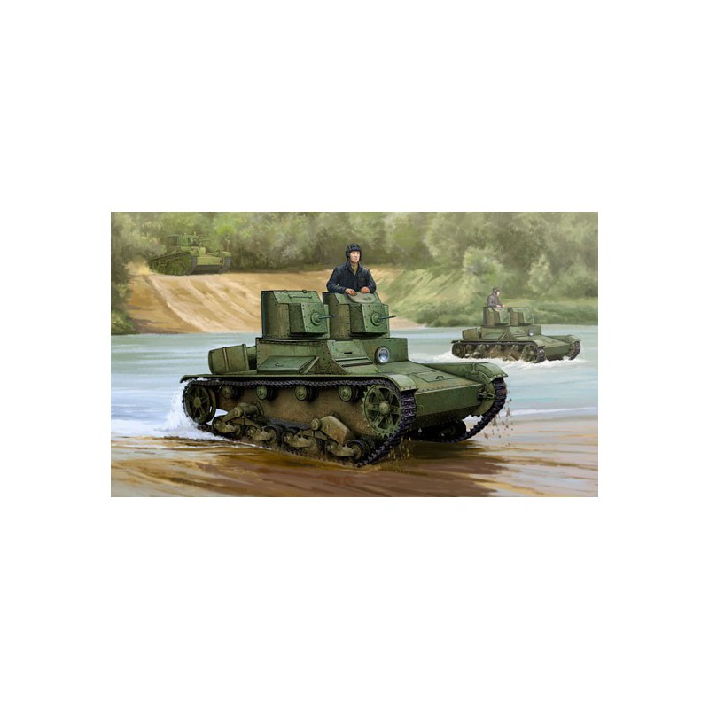 Sowjetischer T-26 Tank 19311/35 Plastikmodell für Kunststoff | Scientific-MHD