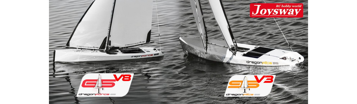 Segelboote von Joysway: Vergleich DF95, DF65, Focus 3